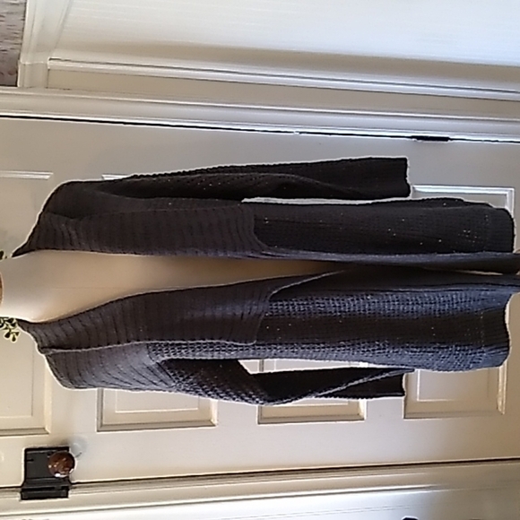 Candies XL grey sequins cardigan sweater - Picture 1 of 4